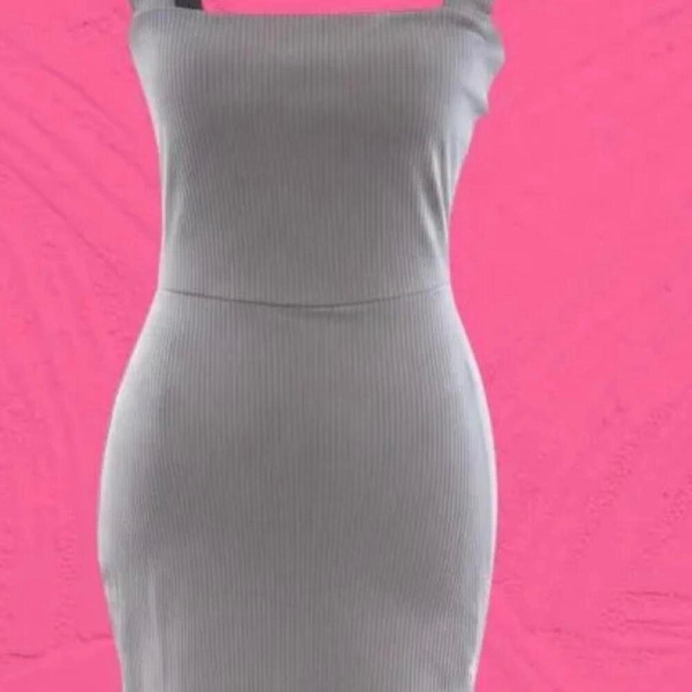 PINK Victoria's Secret Ribbed Tank Dress in Lavender/Lilac, Racerback